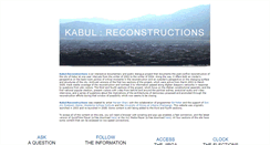 Desktop Screenshot of kabul-reconstructions.net
